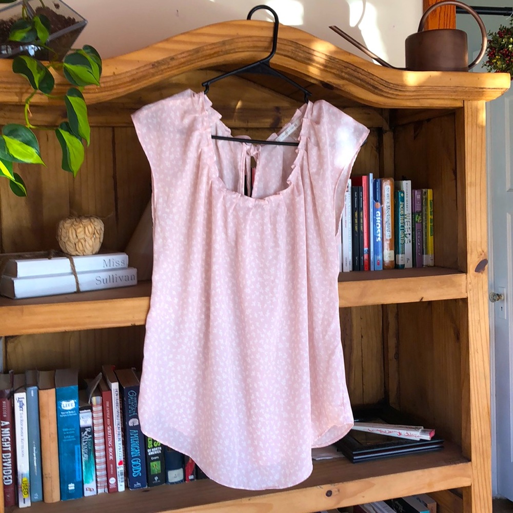 Pale pink blouse